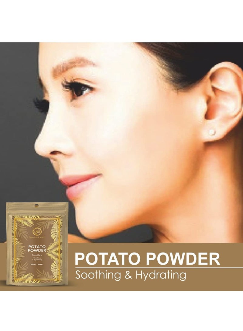 Nuerma Science مسحوق البطاطس الطبيعي من نيرما ساينس لتفتيح وتبييض لون البشرة - 100 جرام - Image 2