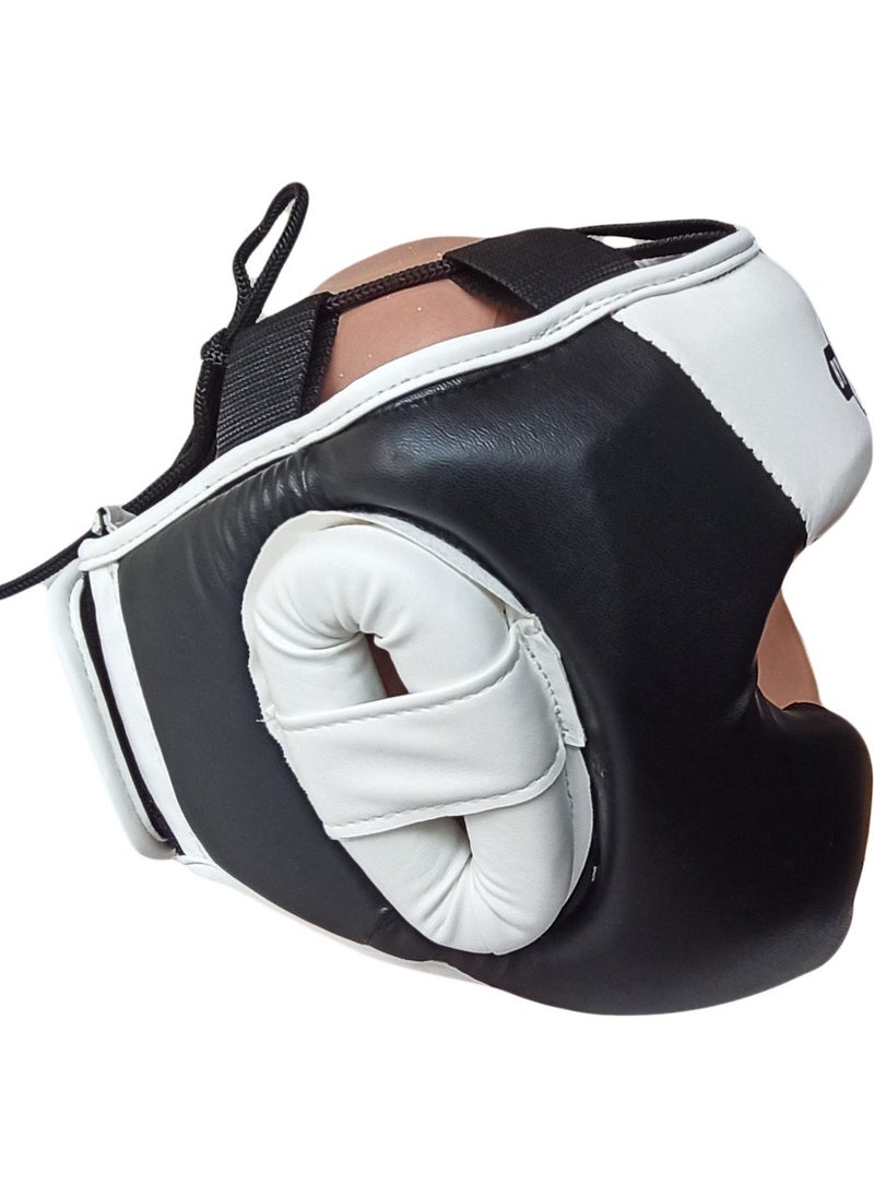 Leon Hardy Boxing, Muay Thai and Kick-Boxing Training Helmet Black White Small - pzsku/Z760D61B5B94D0C4D1FCAZ/45/_/1725790857/0d448d11-19a5-4e6f-b6db-200e777f0861