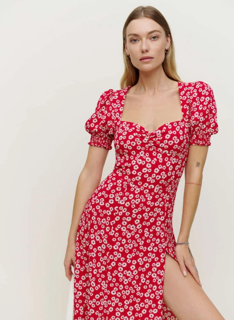 YUNIQEE Floral Sweetheart Dress