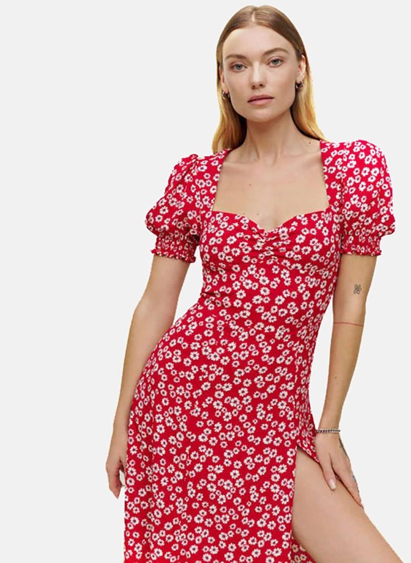 YUNIQEE Floral Sweetheart Dress - Image 1