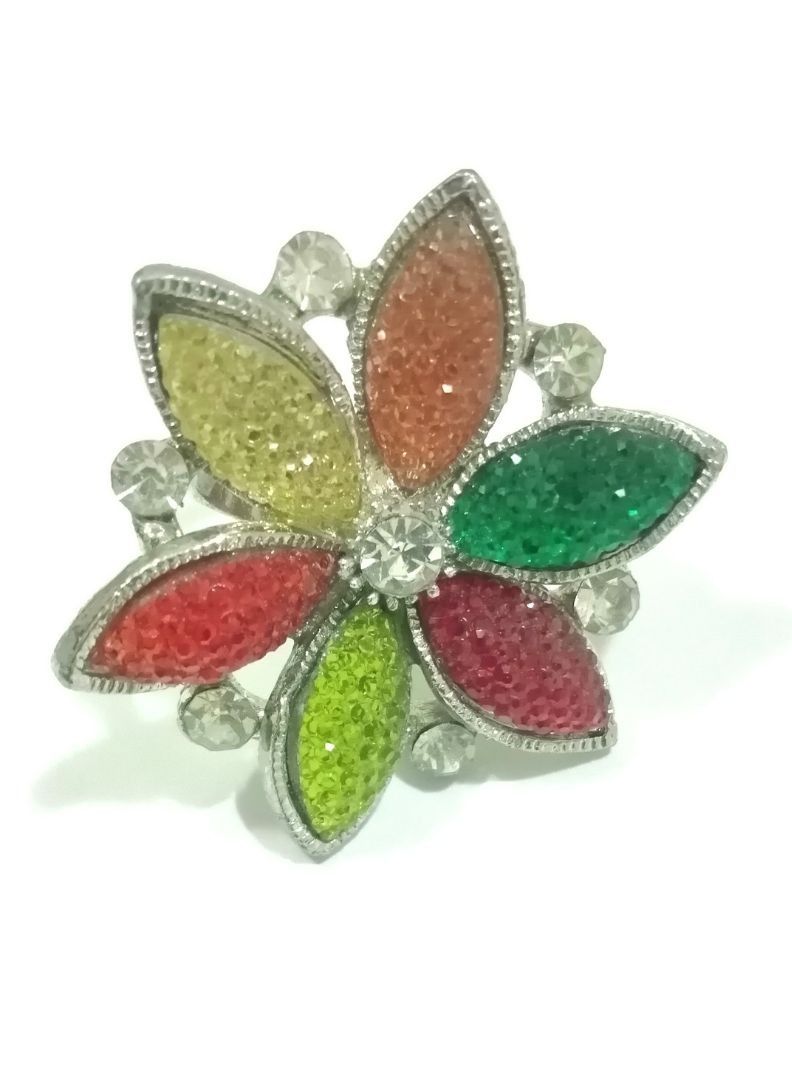 حلقة زهرة متعددة الألوان  - Image 3