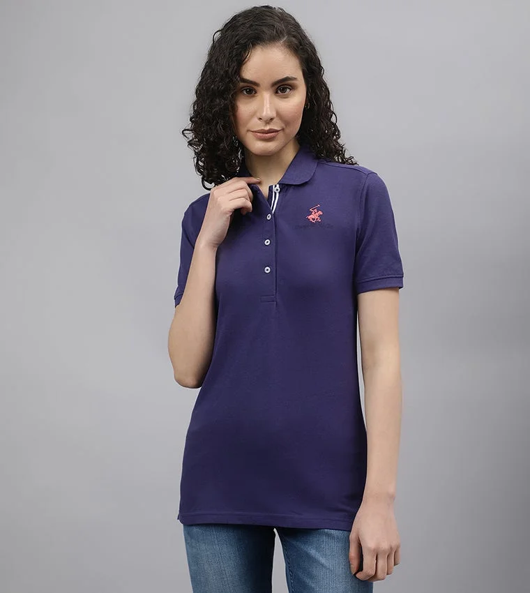 Beverly Hills Polo Club Pretty With A Twist Polo T-Shirt