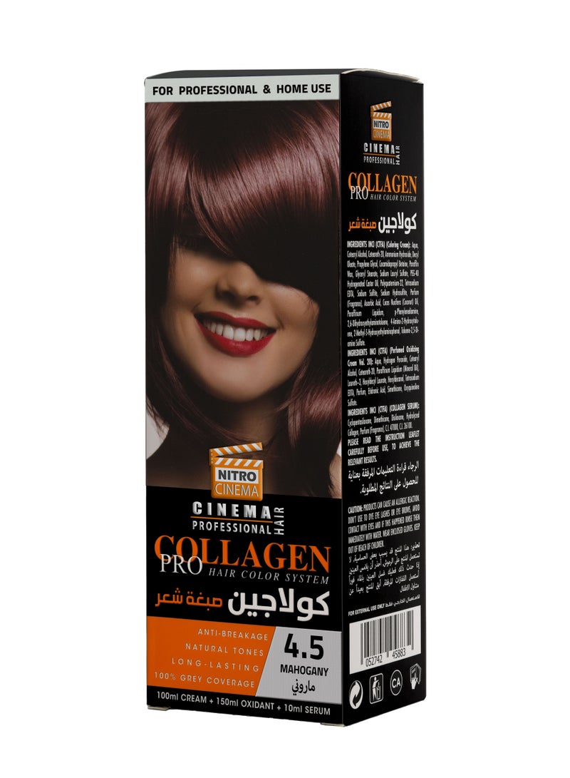 نيترو سينما  كولاجين صبغة شعر لون ماروني 4.50 - Image 1