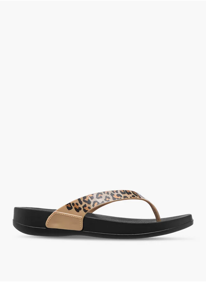 Celeste Women's Printed Slip-On Thong Slippers