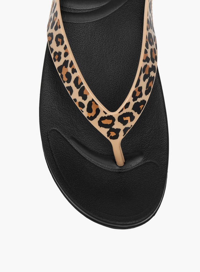 Celeste Women's Printed Slip-On Thong Slippers - Image 3