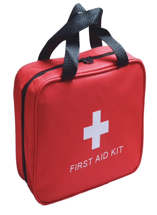 MTGHYARE Red First Aid Kit Bag Empty Travel First Aid Bag Responder Storage Compact Survival Medicine Emergency Rescue Pouch Bags for Home Office Car Camping Kitchen Sport Outdoors (Empty, No Contents) - Image 1