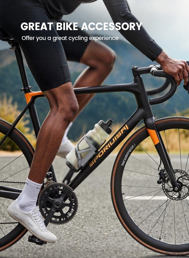 Lamicall Bike Water Bottle Holder - [Tracker Storage] [Adjustable Spring Design] Bike Cup Holder, Bicycle Drink Cage, Cycling Bike Water Bottle Cage with Screws Tool, for 2.28-3.39" Diameter Bottles - Image 4