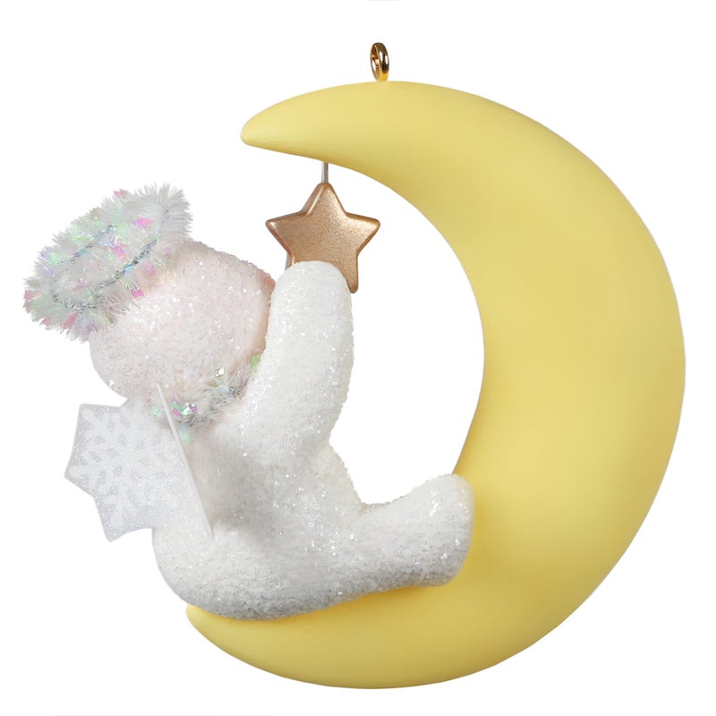 Hallmark Keepsake هولمارك تذكار زخرفة عيد الميلاد سنة مؤرخة 2021 Godchild Snow Angel - Image 2