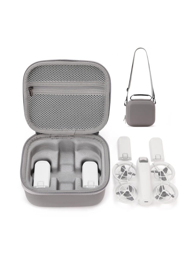 SYOSI Neo Case, Case For DJI NEO, DJI NEO Case Portable PU Storage Bag For DJI Neo Fly More Combo, Waterproof DJI Neo Drone Case Shoulder Bag For DJI Neo Drone And Batteries Accessories  - Image 1