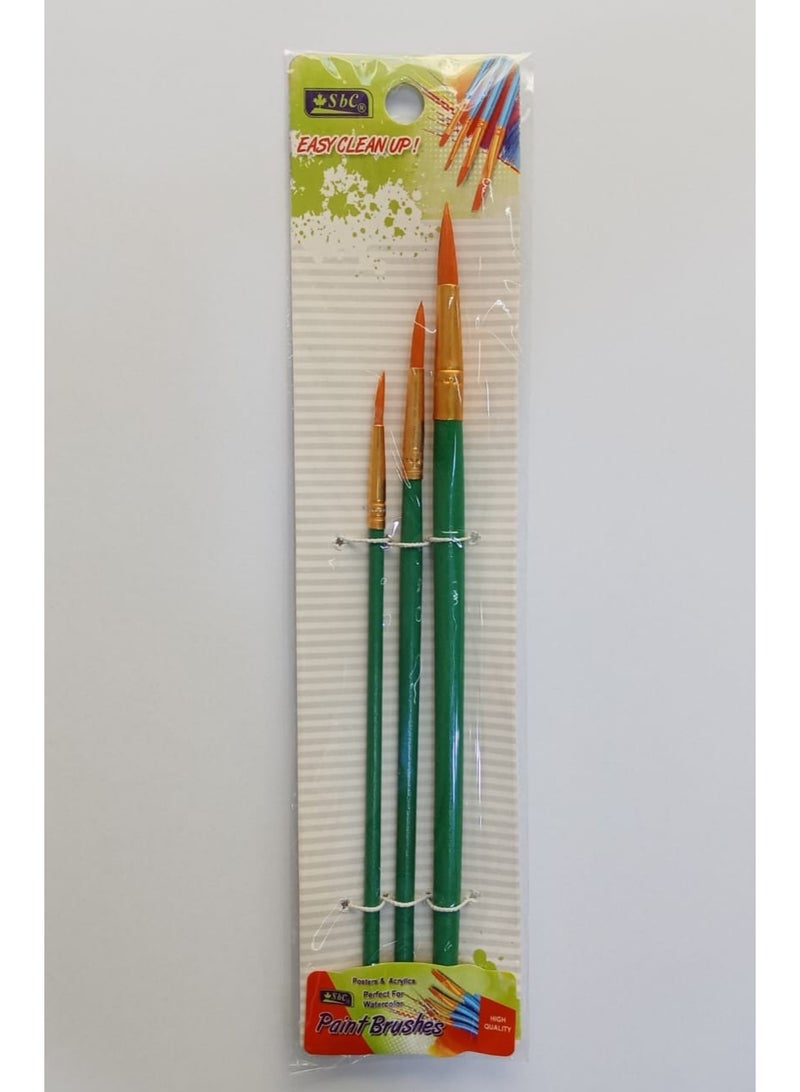 SBC PAINT BRUSH SET OF 3
