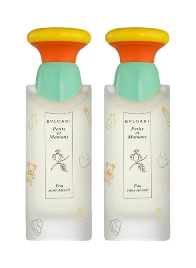 بولغاري مجموعة هدايا عطر بيتيتس إيه مامانز EDT 2x100ملليلتر - Image 2