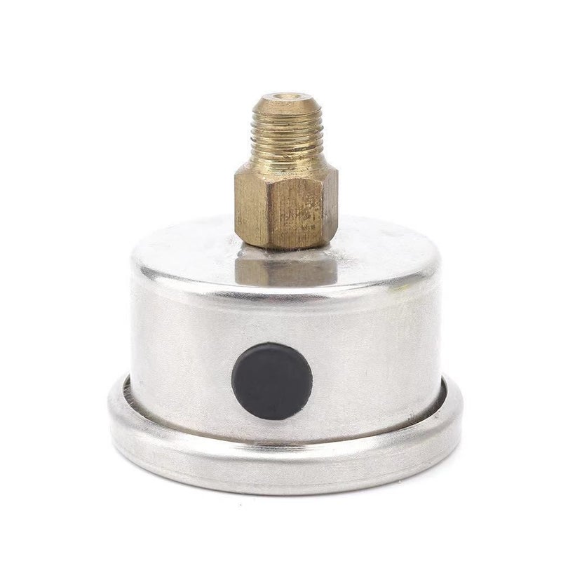 Automotive Modification Universal Fuel Shock Resistant Hydraulic Pressure Gauge Axial 40mm Pointer Pressure Range 0 100PSI Blue - Image 5