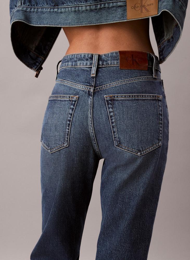 Calvin Klein Jeans High Rise Straight Jeans - Image 4