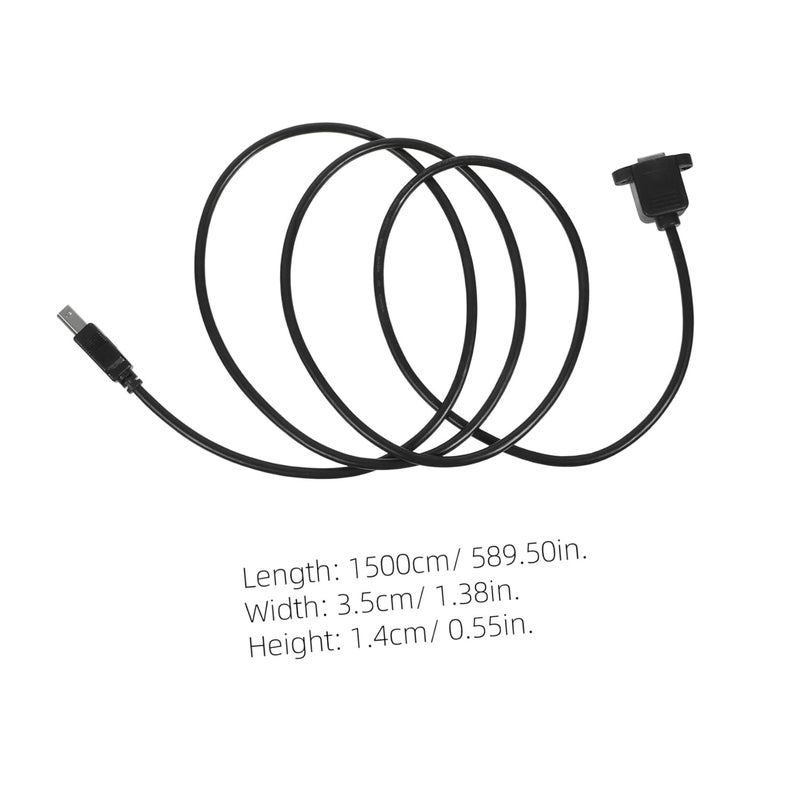 All user group compatible 2pcs Printer Extension Cord Rotary Mother Printer Cable Flexible Placement for Compatible General purpose premium build - Image 2