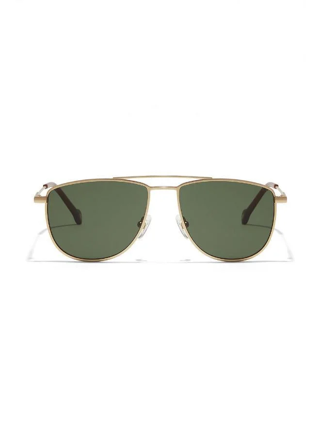 30Sundays Rova,Men Sunglasses, Aviator Sunglasses, UV Protection: UV400 (Gold,Green)