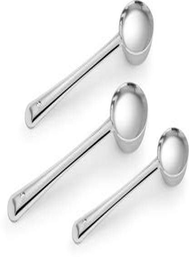 Murgon Stainless Steel Dosa Ladles Set of 3 (Size -5/4/3)