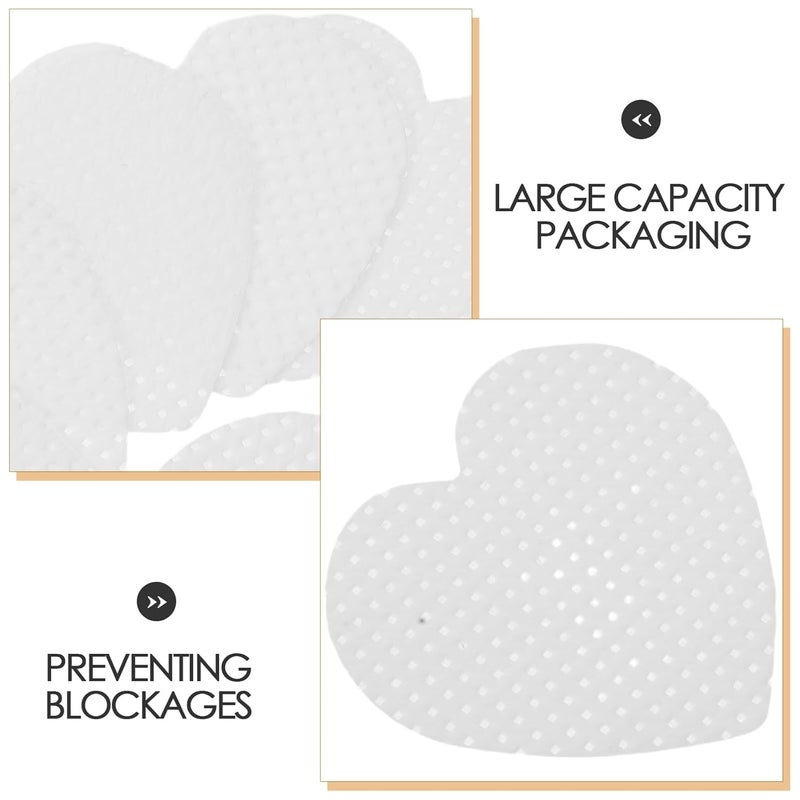500 Pcs Heart Shaped Lintless Nail Wipes For Polish Remover Eyelash Glue Cleaning Salon Home Use - Image 4