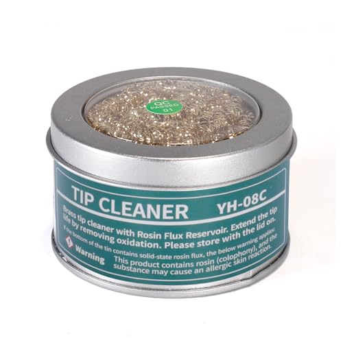 YIHUA 08B08C Soldering Iron Tip Brass Wire Ball Cleaner Replacement Solder Tips Cleaner SmallSize 08B LargeSize 08C Large