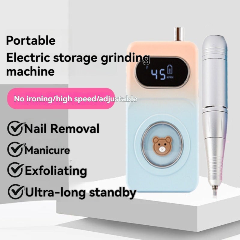 Electric nail polish remover, nail polish remover, and polisher  white - Image 4