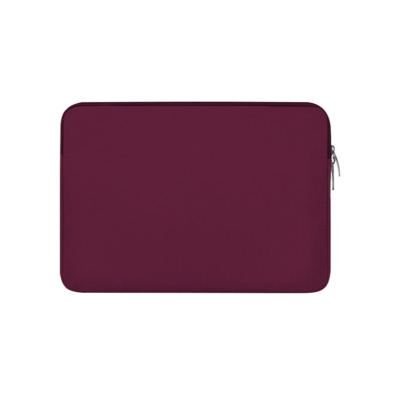 Portable Laptop Bag Tablet Sleeve Bag for ipad Protective Case Imitation Diving Material Foam Apple Computer Bag Burgundy Burgundy