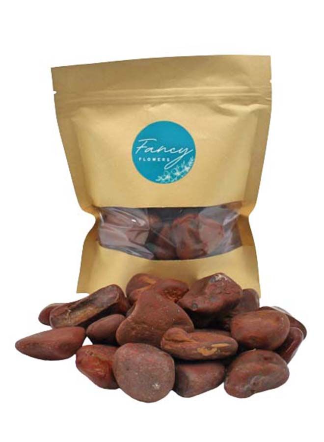 FANCY FLOWERS Fancy Prime Quality Natural Polished Naturel Red Decorative Stones For Flowerpots Garden Home Decoration Wedding Home Vase Aquarium White (3) - Image 1