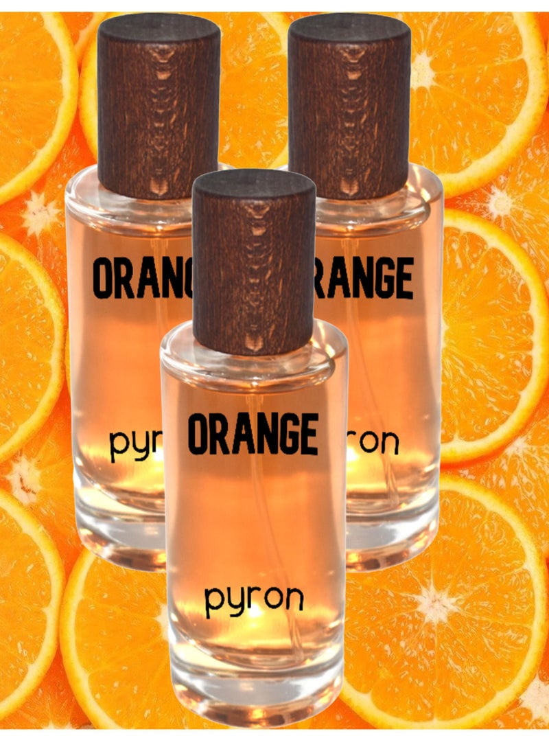 PYRON 3 Pieces Orange Perfume 50 ml EDP - Image 1