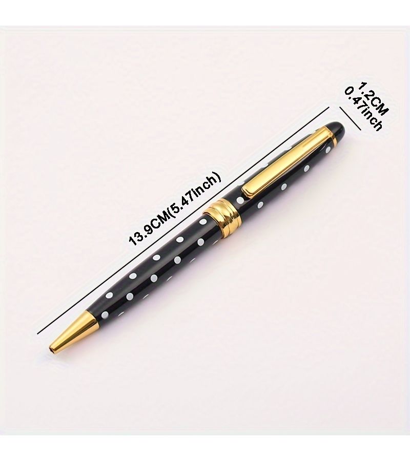 Copper Metal Ballpoint Pen Blue 1pack 1.0mm Black Refill Student Office Gift Pen Multi Color Options Available - Image 2