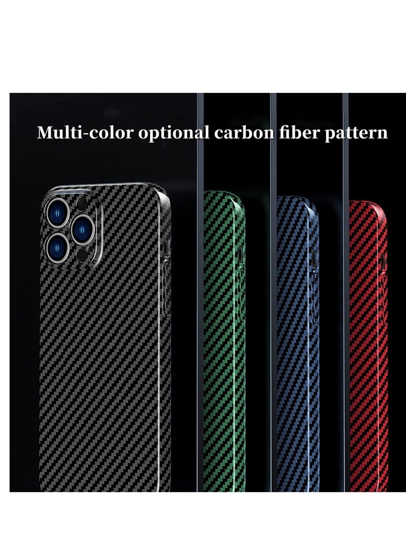 Raxoom Personality Handsome Light Thin Carbon Fiber Pattern PC Phone case Compatible with iPhone 15 Pro Unique Comfortable Cool Shockproof Back Cover - Image 5