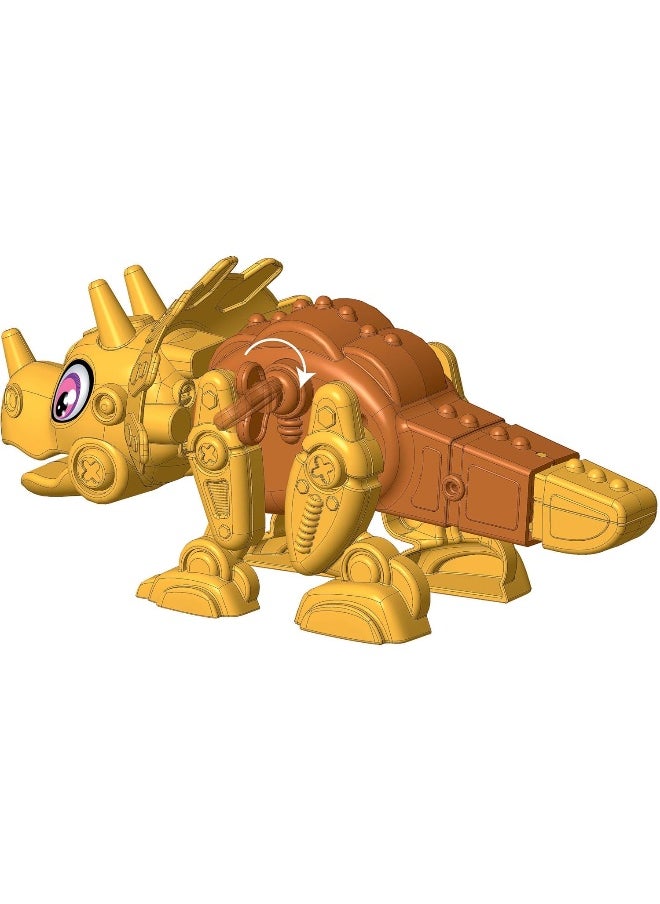 Clementoni 75074 Science & Play Robotics - Dino Bot Triceratops - Building Robot Dinosaur For Children, Science Game 5 Years, Educational Game - Made In Italy  - Image 5
