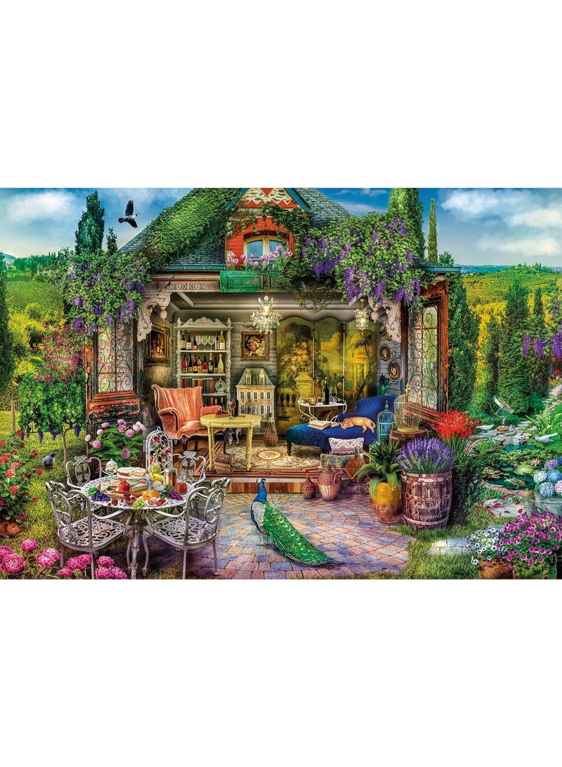 1000 قطعة من المناظر الطبيعية في المناطق الريفية حديقة بانوراما - التصميم الإبداعي ، تجربة الفن الملونة ، مناسبة للأطفال والكبار - Image 1