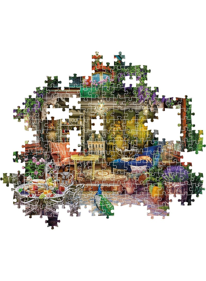 1000 قطعة من المناظر الطبيعية في المناطق الريفية حديقة بانوراما - التصميم الإبداعي ، تجربة الفن الملونة ، مناسبة للأطفال والكبار - Image 2