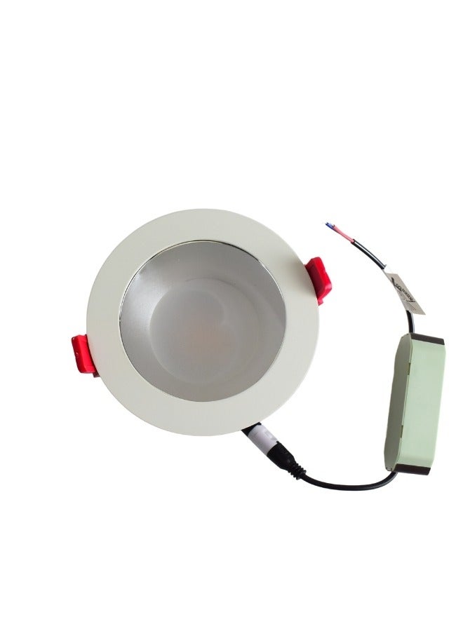 MAAS LED recessed lamp, recessed LED lamp for ceiling, wall and garden, 1125 lumens, 15 watts, Yellow Light  - Image 2