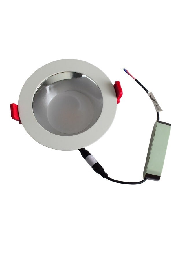 MAAS LED recessed lamp, recessed LED lamp for ceiling, wall and garden, 1125 lumens, 15 watts, Yellow Light  - Image 4