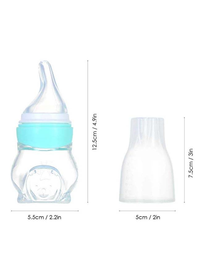 Little Angel 3 In 1 Baby Anti Choking Silicone Medicine Feeder - Blue  - Image 3