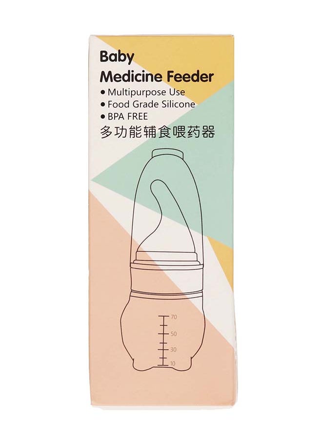 Little Angel 3 In 1 Baby Anti Choking Silicone Medicine Feeder - Blue  - Image 5