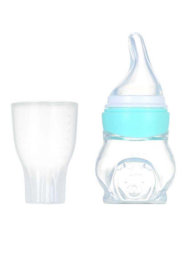 Little Angel 3 In 1 Baby Anti Choking Silicone Medicine Feeder - Blue  - Image 1