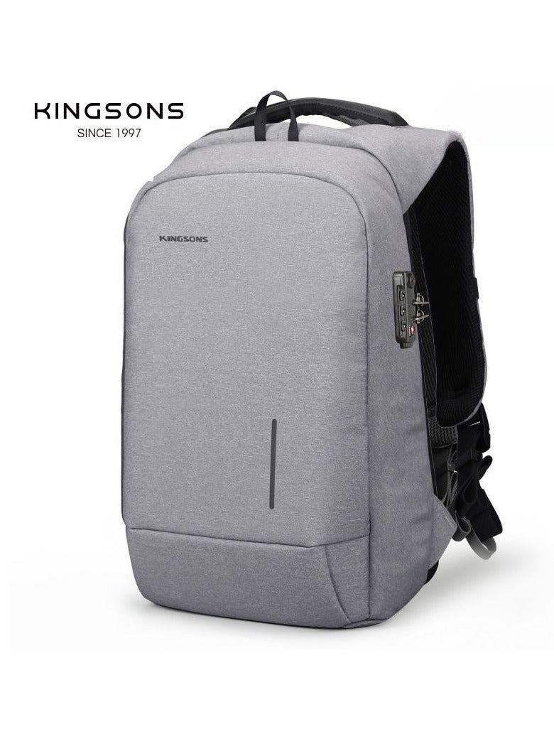 kingsons USB Charging Travel Backpack 15 inches+ password lock