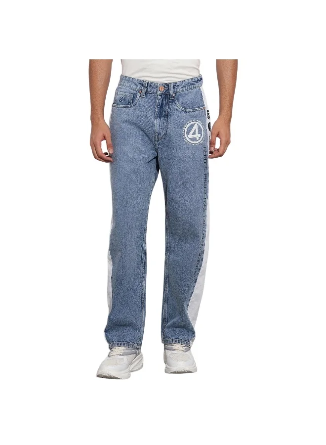 بيينغ هيومان Mens Mid Tone Anti Fit Denims