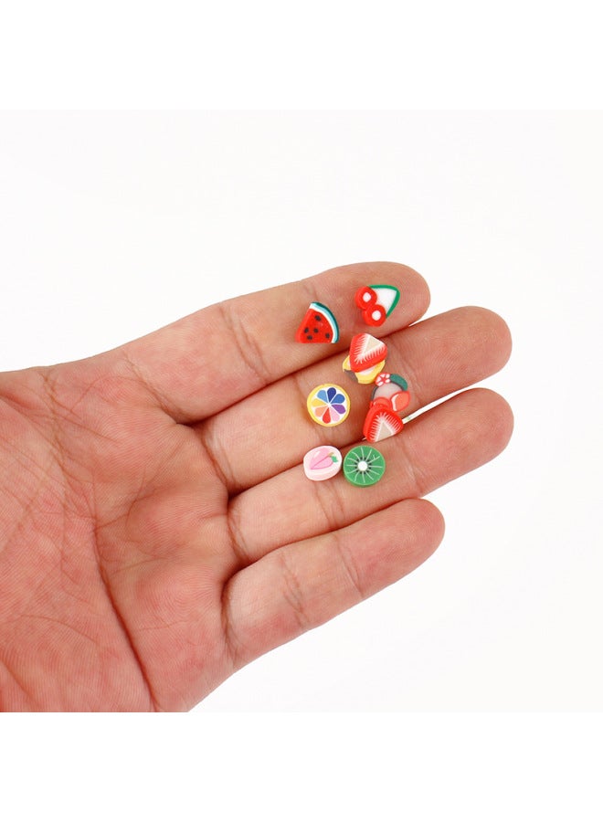 3g Bag 10mm Simulated Small Fruit Soft Clay Piece Miniature Food Toy DIY Handmade Manicure Mobile Phone Case Decorative Patch-Color:3g Bag•10mm Fruit Style (randomly Sent)  - Image 5