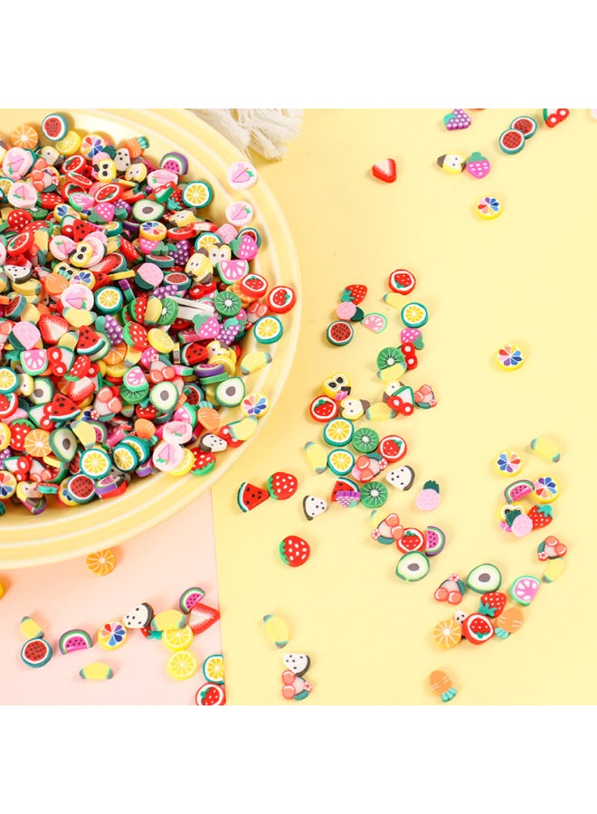 3g Bag 10mm Simulated Small Fruit Soft Clay Piece Miniature Food Toy DIY Handmade Manicure Mobile Phone Case Decorative Patch-Color:3g Bag•10mm Fruit Style (randomly Sent)  - Image 3