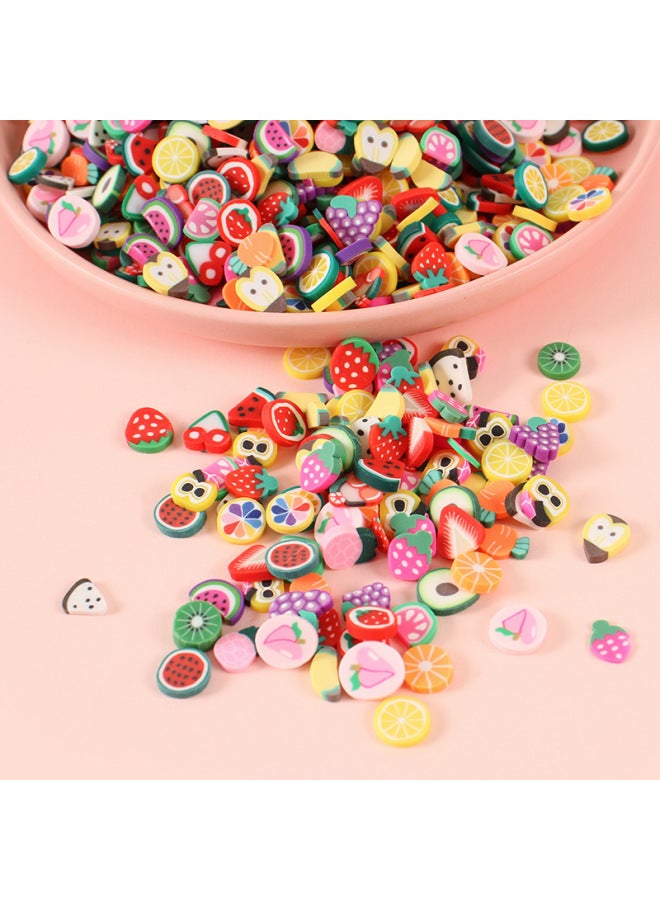 3g Bag 10mm Simulated Small Fruit Soft Clay Piece Miniature Food Toy DIY Handmade Manicure Mobile Phone Case Decorative Patch-Color:3g Bag•10mm Fruit Style (randomly Sent)  - Image 2