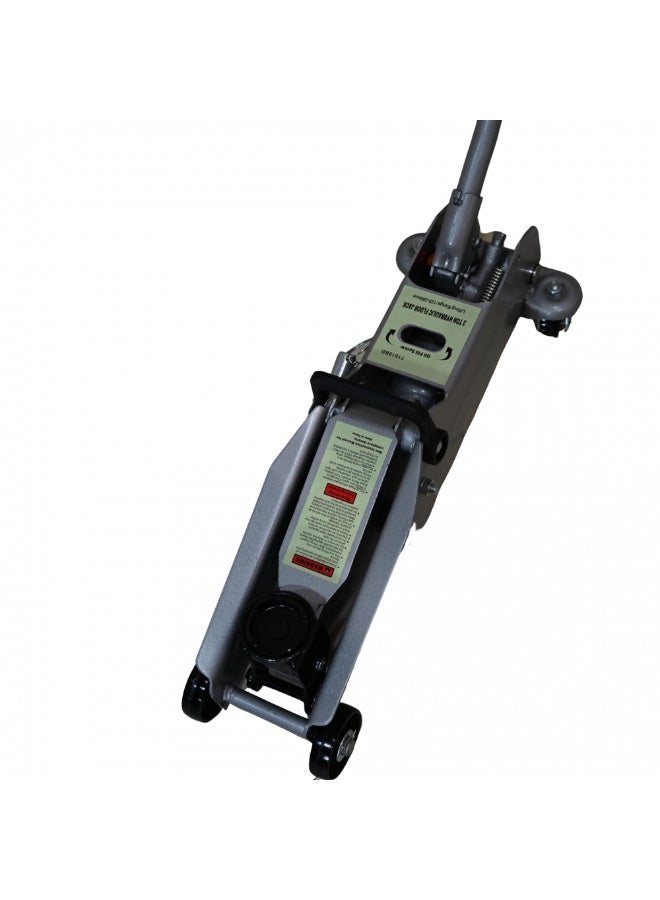 بونكا 🔧 رافعة هيدروليكية أرضية BUNCA – قوة 3 طن (6000 باوند) مع حقيبة تخزين – لون رمادي - Image 4