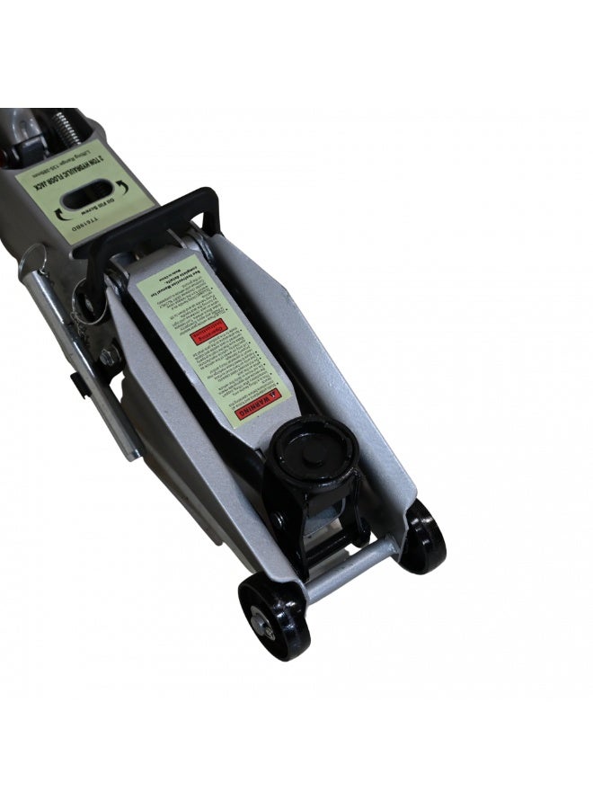 بونكا 🔧 رافعة هيدروليكية أرضية BUNCA – قوة 3 طن (6000 باوند) مع حقيبة تخزين – لون رمادي - Image 5