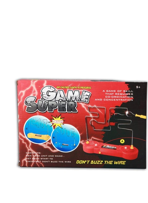 "Super Buzz Maze Challenge – Electric Wire Loop Game for Kids – Develop Focus, Coordination & Motor Skills – Exciting Buzzer Game for Ages 3+"