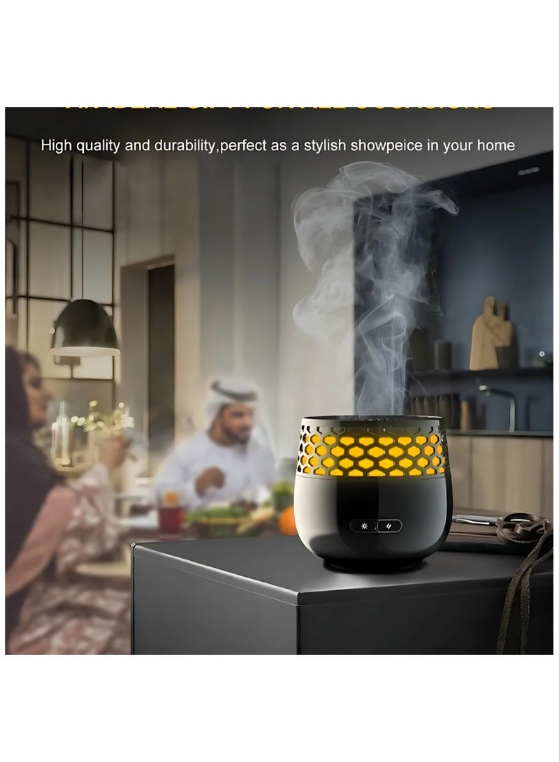 LUX Electric Bakhoor Burner Dakhoon Oud USB Rechargeable - A Remarkable Gift for Home, Car, Office, and Desert Camping  - Image 4