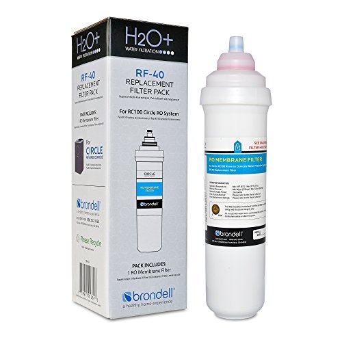 Brondell RF-40 Membrane Water Filter Replacement for Circle Under Sink Reverse Osmosis Filtration System, Lasts 24 Months - Image 1
