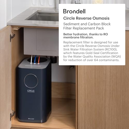 Brondell RF-40 Membrane Water Filter Replacement for Circle Under Sink Reverse Osmosis Filtration System, Lasts 24 Months - Image 2