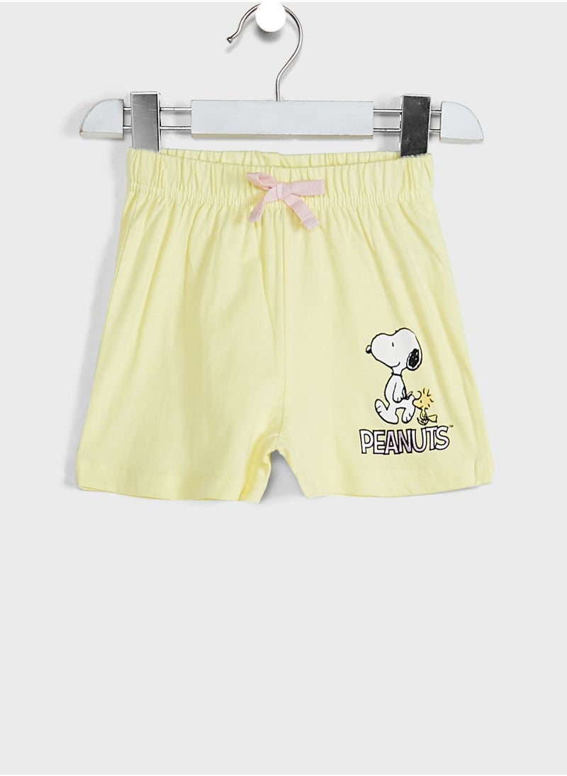 Peanuts - Kids Snoopy T-Shirt & Short Set - Image 1