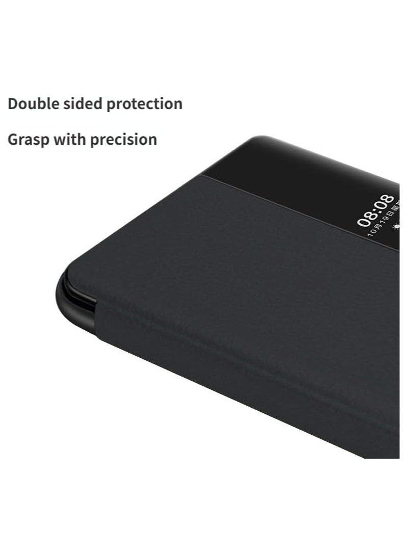 Honor Magic 6 RSR Case Premium Smart View Window Leather Phone Case Ultra Thin Full Cover For Magic 6 RSR - Image 3