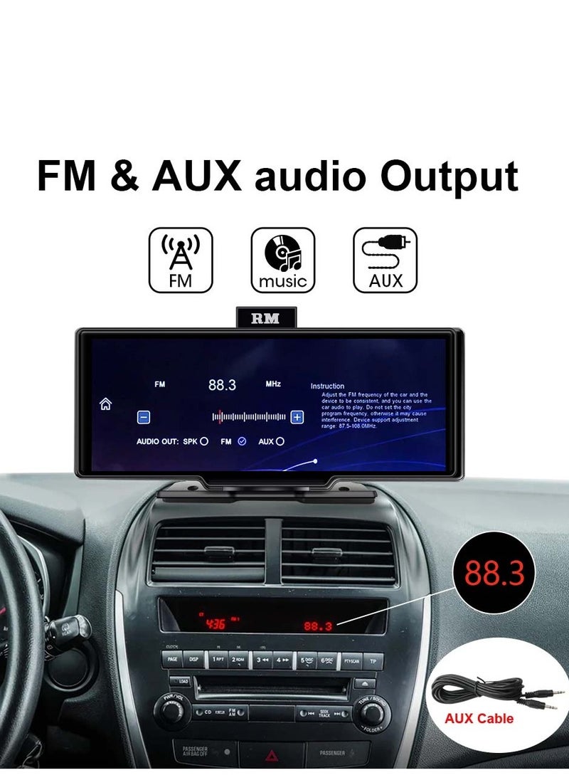 Roadmaster - RM-10 10.26" wireless Carplay Android Auto display 2K+1080P camera with ADAS - Image 1